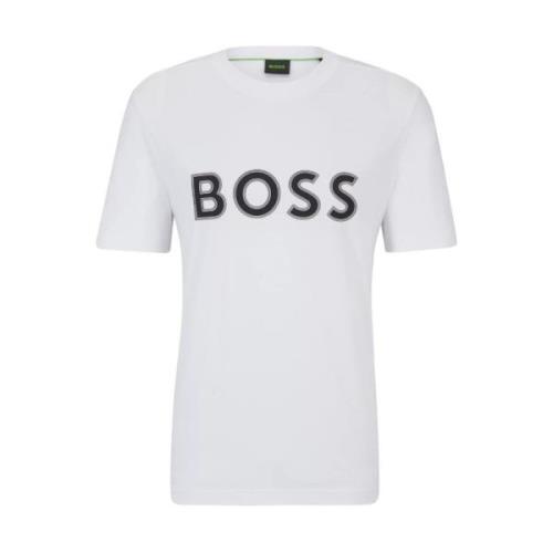 Klassiek T-Shirt Boss , White , Heren