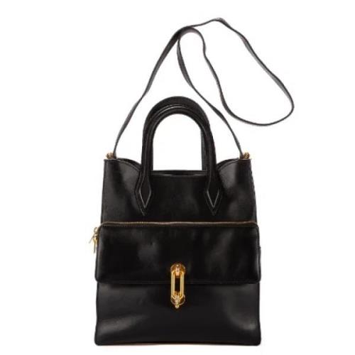 Pre-owned Leather handbags Balenciaga Vintage , Black , Dames