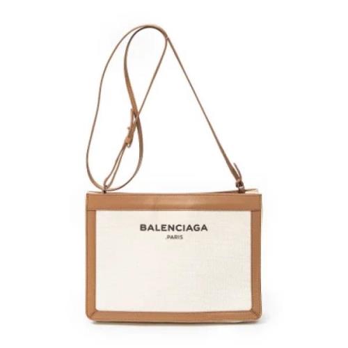 Pre-owned Canvas balenciaga-bags Balenciaga Vintage , Beige , Dames