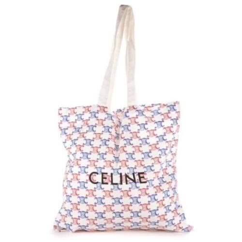 Pre-owned Fabric celine-bags Celine Vintage , White , Dames