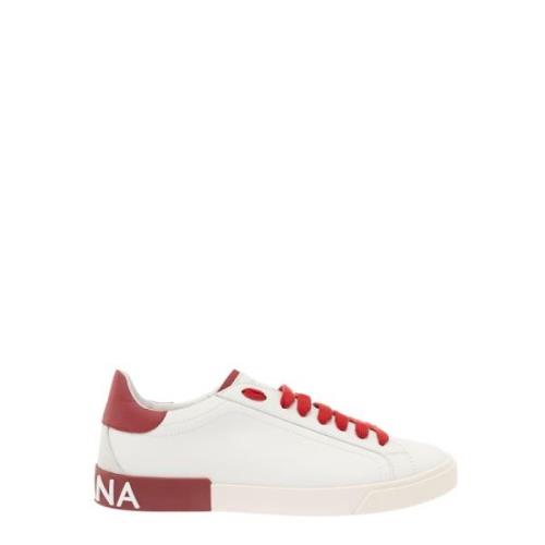 Stijlvolle Sneakers in het Wit Dolce & Gabbana , White , Heren