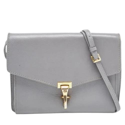 Pre-owned Leather crossbody-bags Burberry Vintage , Gray , Dames