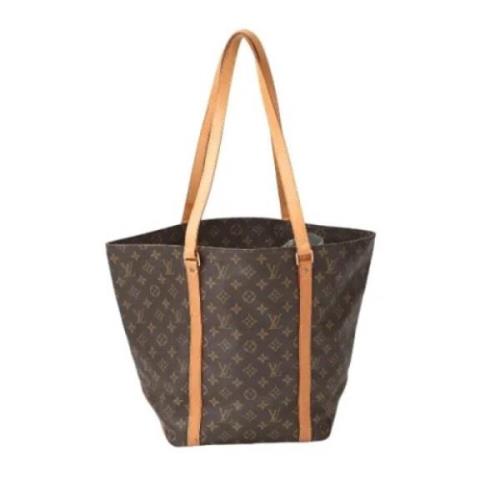 Pre-owned Canvas totes Louis Vuitton Vintage , Brown , Dames