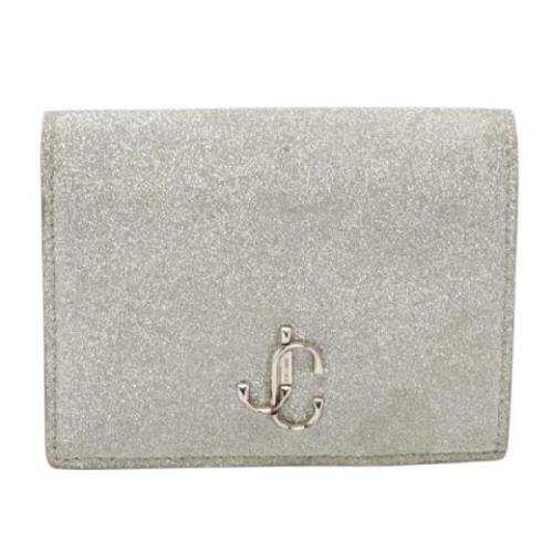 Pre-owned Fabric wallets Jimmy Choo Pre-owned , Gray , Dames