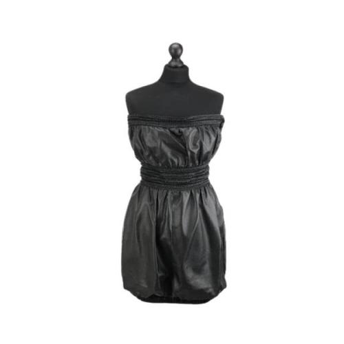 Pre-owned Leather dresses Fendi Vintage , Black , Dames