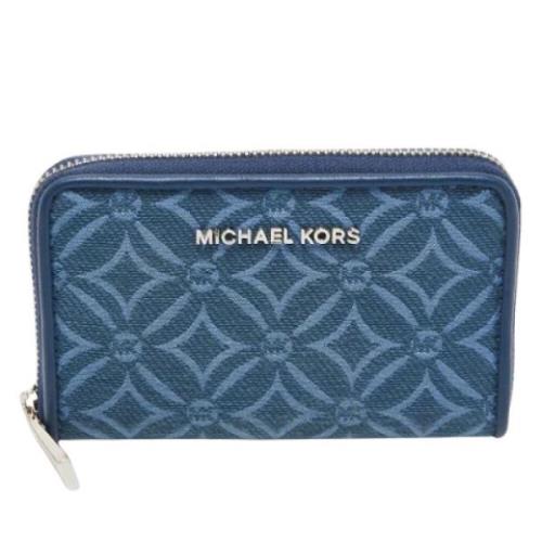 Pre-owned Leather wallets Michael Kors Pre-owned , Blue , Dames