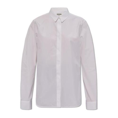 Katoenen shirt Jil Sander , White , Dames