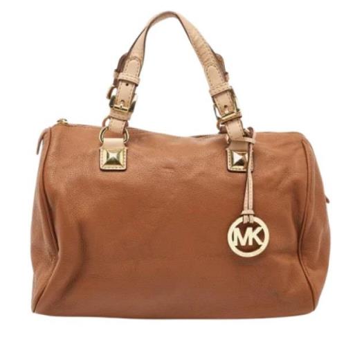 Pre-owned Leather handbags Michael Kors Pre-owned , Brown , Dames