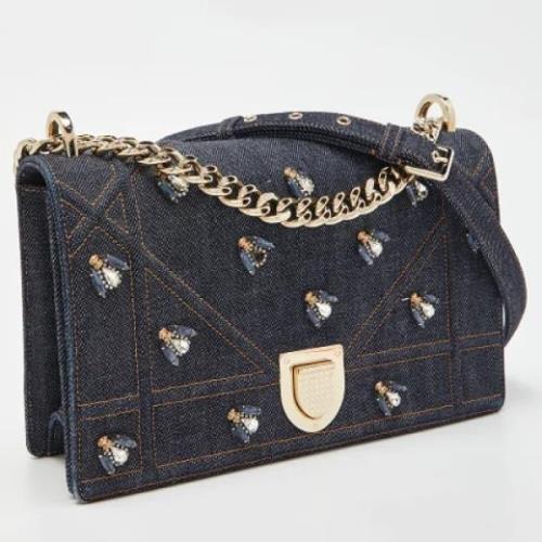 Pre-owned Denim dior-bags Dior Vintage , Blue , Dames