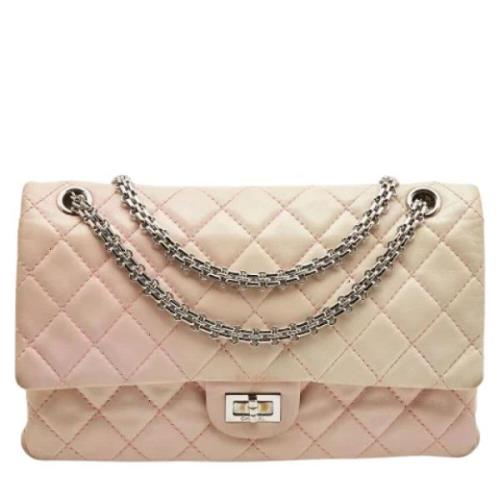 Pre-owned Leather chanel-bags Chanel Vintage , Pink , Dames