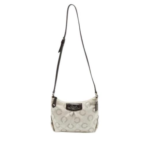 Pre-owned Fabric shoulder-bags Coach Pre-owned , White , Dames