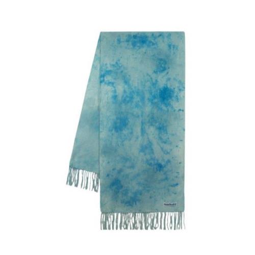 Blauw Aqua Wol Sjaal Acne Studios , Blue , Unisex