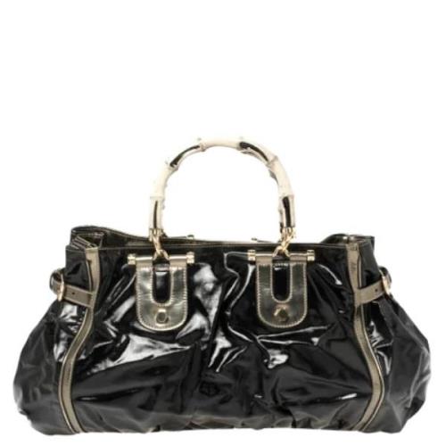 Pre-owned Leather gucci-bags Gucci Vintage , Black , Dames