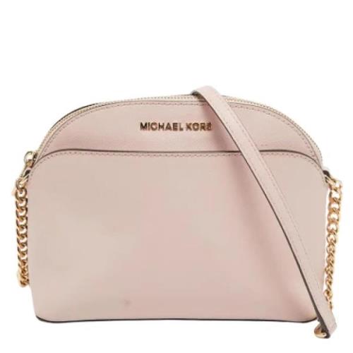 Pre-owned Leather shoulder-bags Michael Kors Pre-owned , Pink , Dames