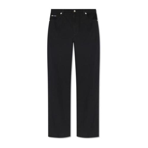 Jeans met rechte pijpen Dolce & Gabbana , Black , Dames