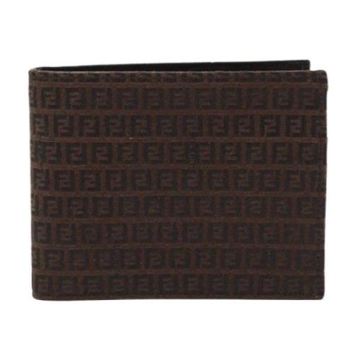 Pre-owned Canvas wallets Fendi Vintage , Brown , Dames