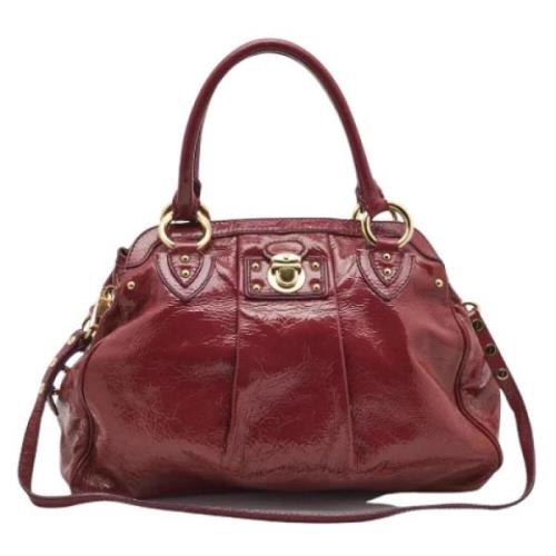 Pre-owned Leather handbags Marc Jacobs Pre-owned , Purple , Dames