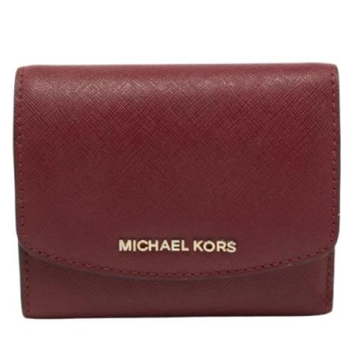 Pre-owned Leather wallets Michael Kors Pre-owned , Red , Dames