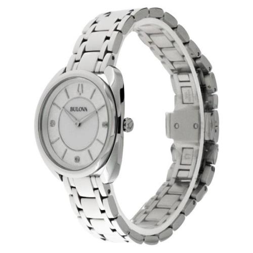 Duality Quartz Horloge Bulova , White , Dames