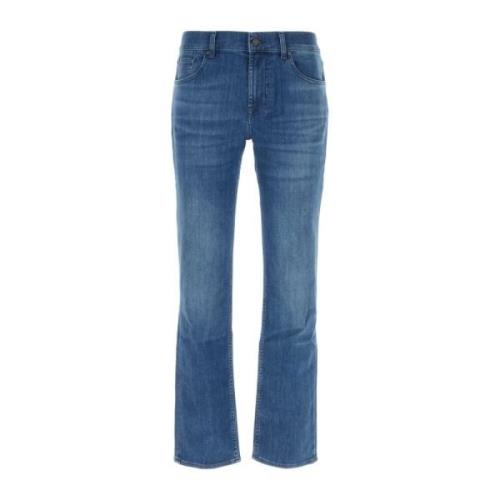 Stretch denim jeans 7 For All Mankind , Blue , Heren
