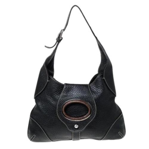 Pre-owned Leather shoulder-bags Dolce & Gabbana Pre-owned , Black , Da...