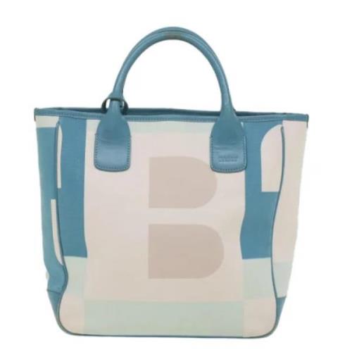 Pre-owned Canvas handbags Bally Pre-owned , Blue , Dames