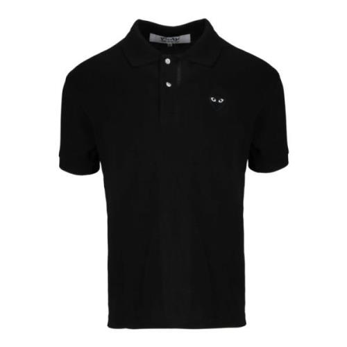 Poloshirt Comme des Garçons Play , Black , Heren