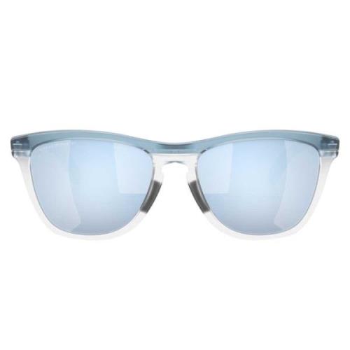 Frogskins Range Gepolariseerde Zonnebril Oakley , Blue , Unisex