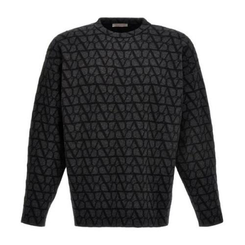 Iconographe Sweater Valentino , Gray , Heren