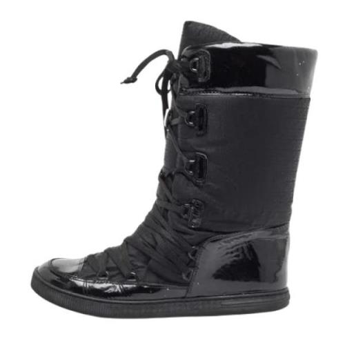 Pre-owned Nylon boots Fendi Vintage , Black , Dames