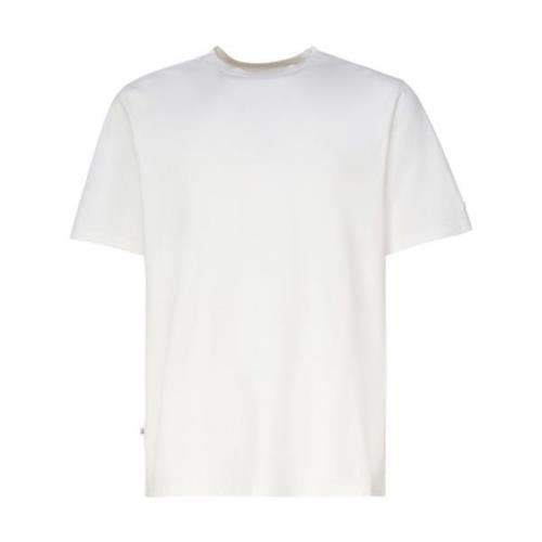 Witte Katoenen T-shirt met Halslijn Autry , White , Heren