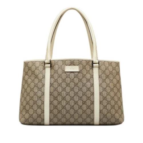 Pre-owned Leather gucci-bags Gucci Vintage , Brown , Dames