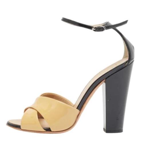 Pre-owned Leather sandals Giuseppe Zanotti Pre-owned , Brown , Dames