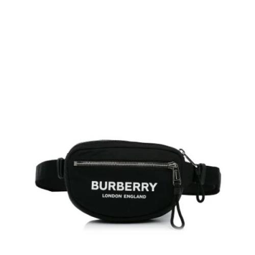 Pre-owned Nylon crossbody-bags Burberry Vintage , Black , Heren