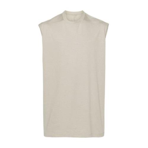 Beige Tarp T Mouwloos Losse Pasvorm Rick Owens , Beige , Heren