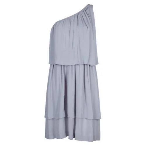 Pre-owned Silk dresses Chloé Pre-owned , Gray , Dames