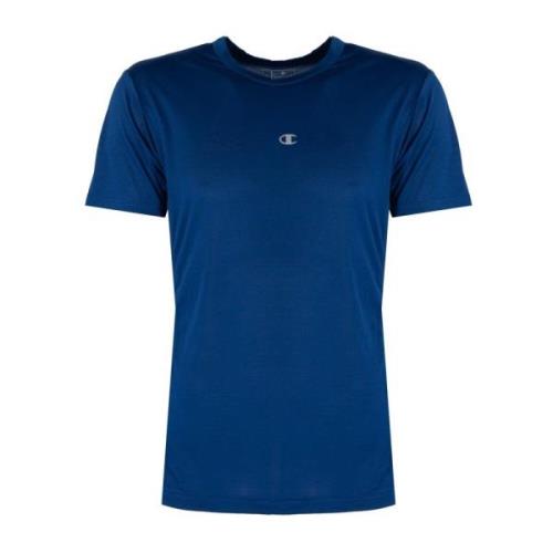 Klassiek Ronde Hals T-Shirt Champion , Blue , Heren
