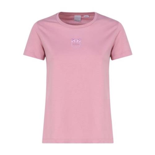 Katoenen T-shirts en Polos Pinko , Pink , Dames