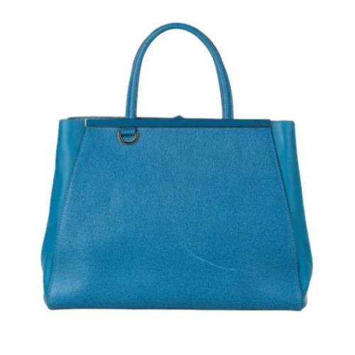 Pre-owned Leather fendi-bags Fendi Vintage , Blue , Dames