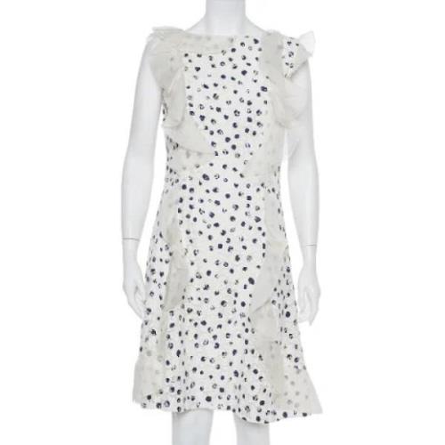 Pre-owned Lace dresses Oscar De La Renta Pre-owned , White , Dames