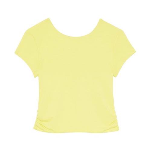 T-Shirt Cut-out back top T-Shirt met open rug Patrizia Pepe , Yellow ,...