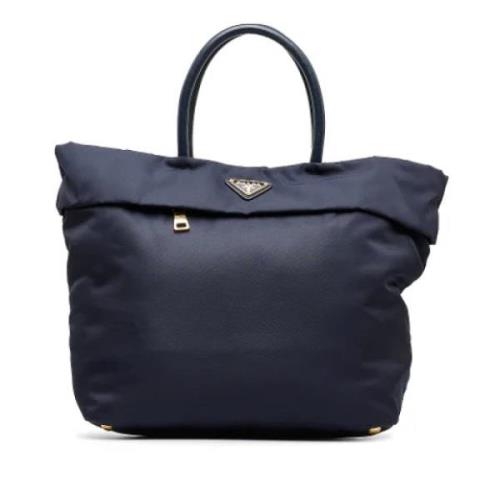 Pre-owned Nylon handbags Prada Vintage , Blue , Dames