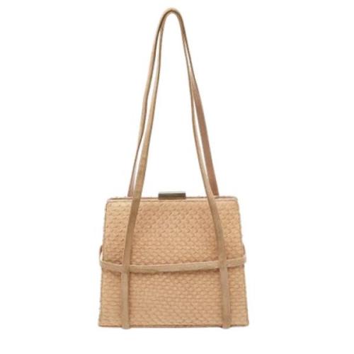 Pre-owned Suede shoulder-bags Bally Pre-owned , Beige , Dames