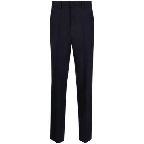 Blauwe Wollen Broek met Tailored Cut P.a.r.o.s.h. , Blue , Dames