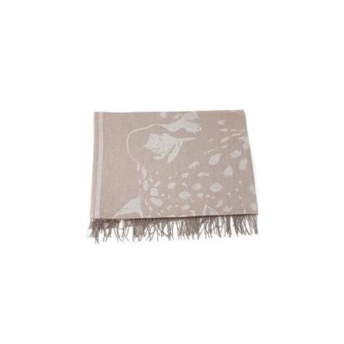 Pre-owned Cashmere scarves Cartier Vintage , Brown , Dames