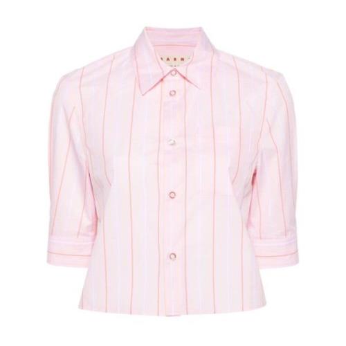 Stijlvolle Shirt Marni , Pink , Dames