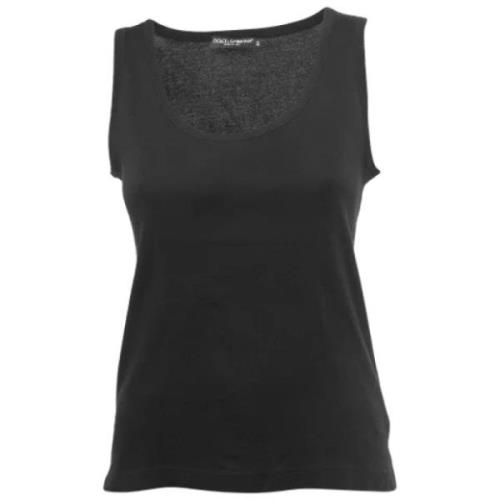 Pre-owned Cotton tops Dolce & Gabbana Pre-owned , Black , Dames