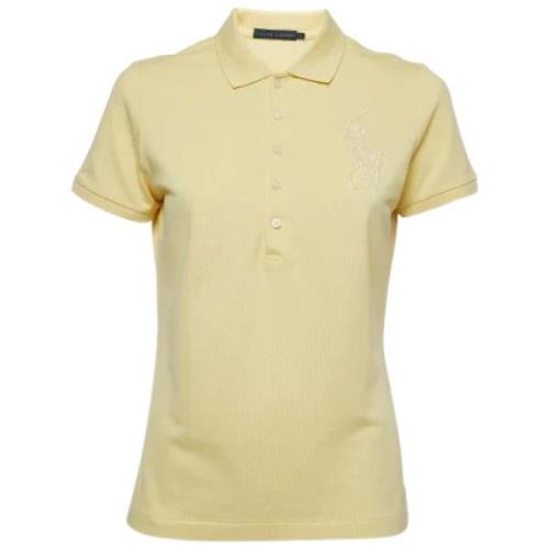 Pre-owned Cotton tops Ralph Lauren Pre-owned , Yellow , Dames