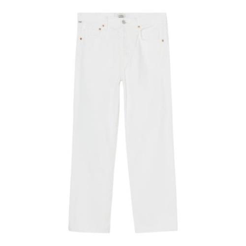 High Rise Rechte Been Jeans Citizens of Humanity , White , Dames