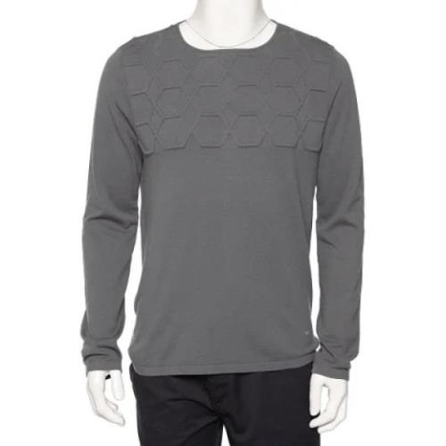 Pre-owned Wool tops Armani Pre-owned , Gray , Dames